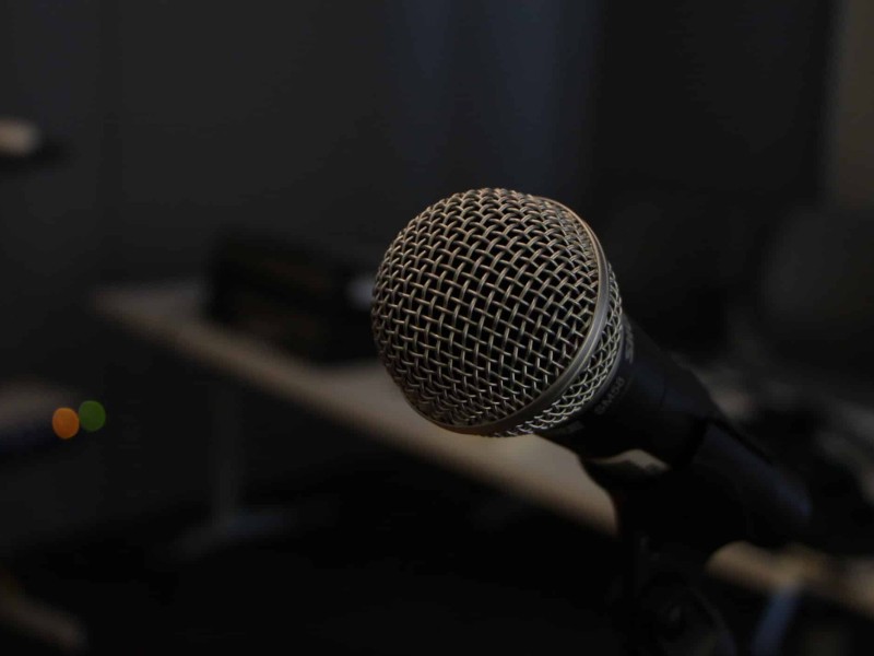 a microphone