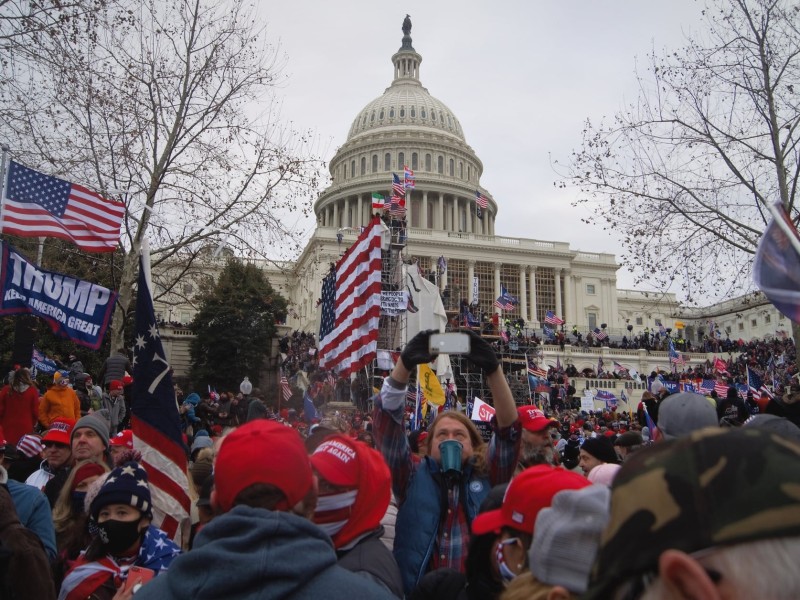 Rioters at the U.S. Capitol