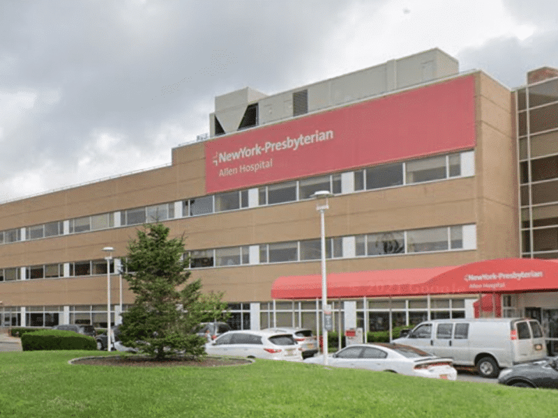 New York-Presbyterian's Allen Hospital, where Dr. Lorna Breen worked. (Google Street View)