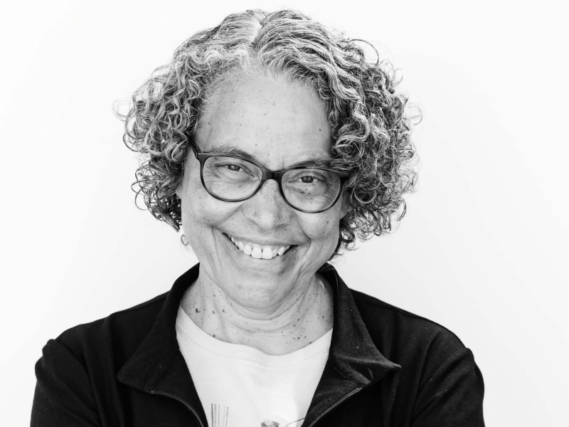 A black-and-white headshot of Dr. Mindy Fullilove.