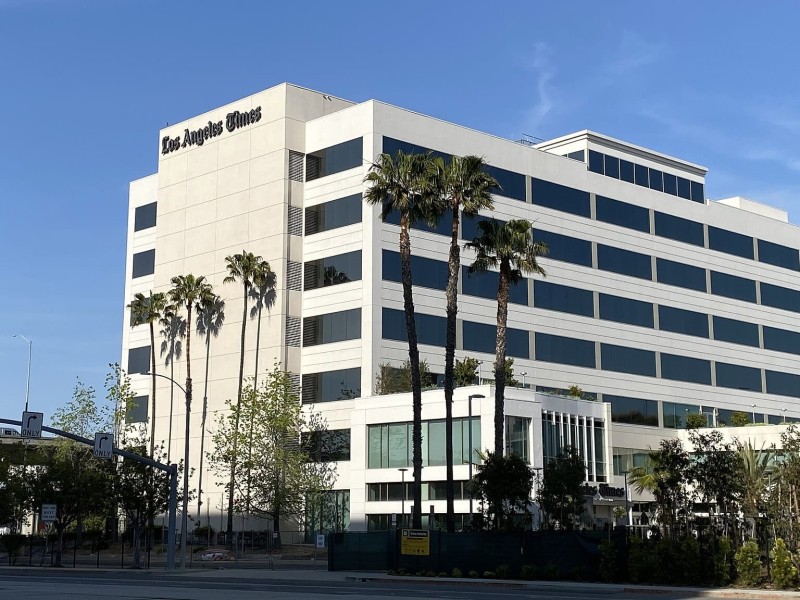 The LA Times building in El Segundo.