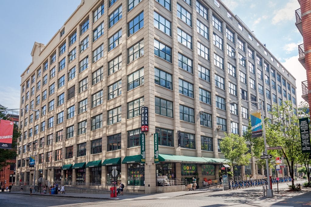 The 8-story building that houses the Vice office.