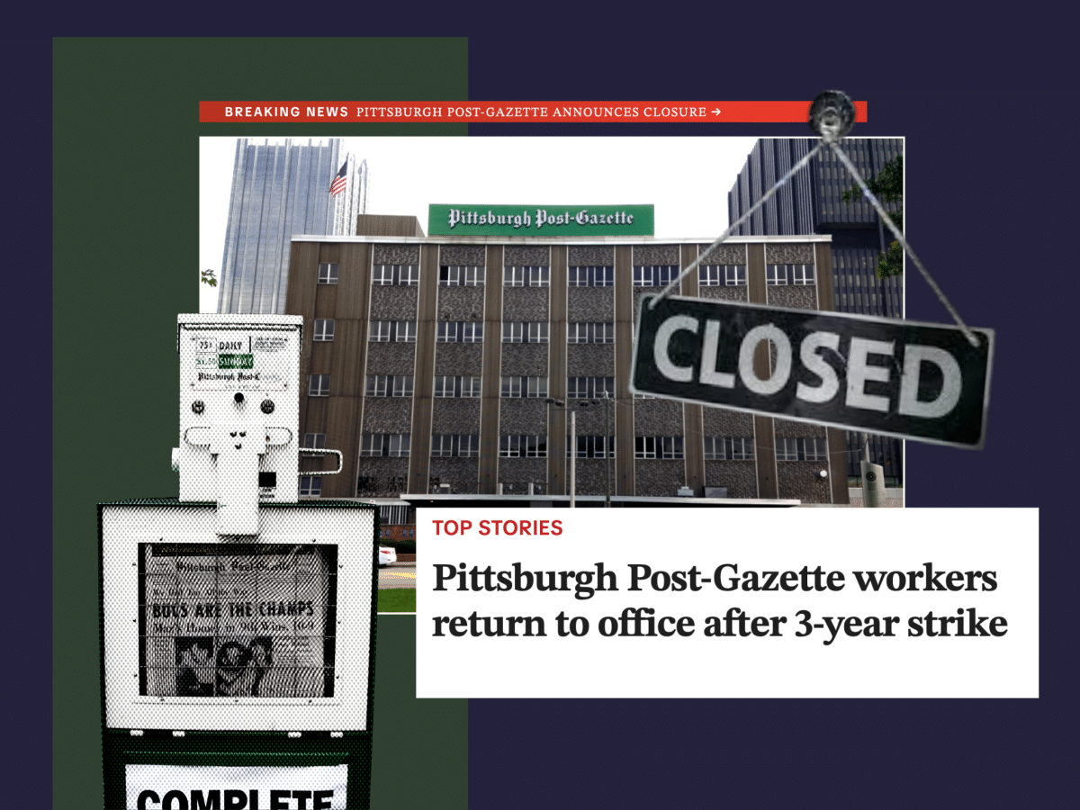 The Pittsburgh Post-Gazette is closing